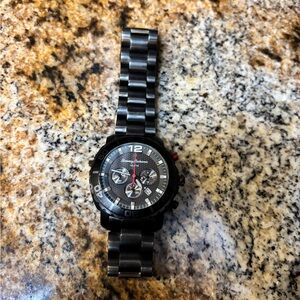 Tommy Bahama Black and Gray Watch